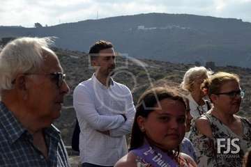 Procesión de Santa Agueda y la Virgen de Lourdes en Telde (Foto Francisco Javier Santana)